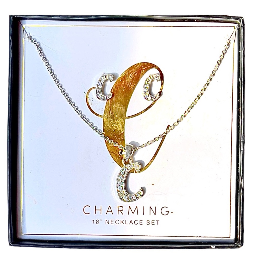 NWT Set "C" Earrings and 18" Necklace